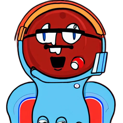 robot, face, staff, cartoon transparent PNG cut-out