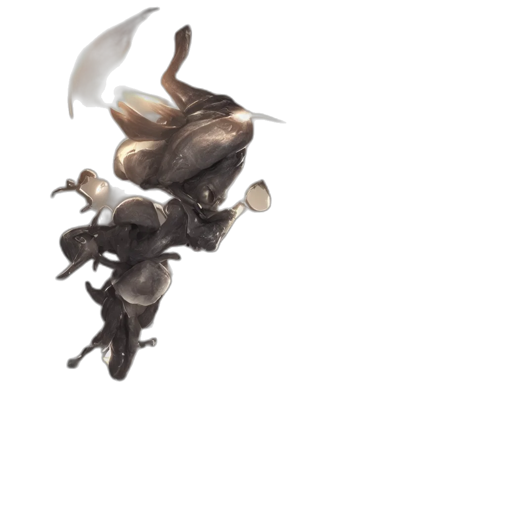 dragon, creature, staff, weapon transparent PNG cut-out