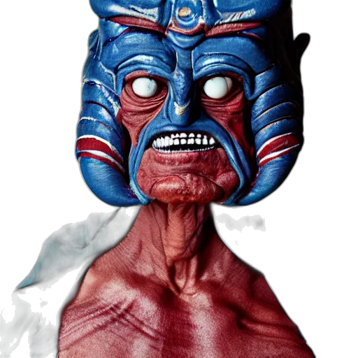mask, face, creature, robot transparent PNG cut-out