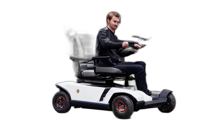 car, robot, weapon, concept art transparent PNG cut-out
