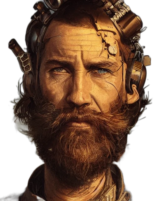 face, mask, staff, robot transparent PNG cut-out