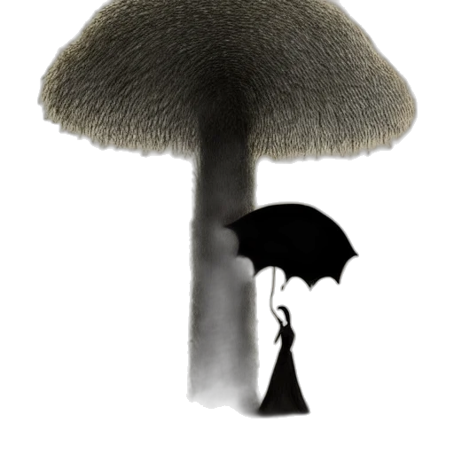 umbrella, hat, dress, tree transparent PNG cut-out