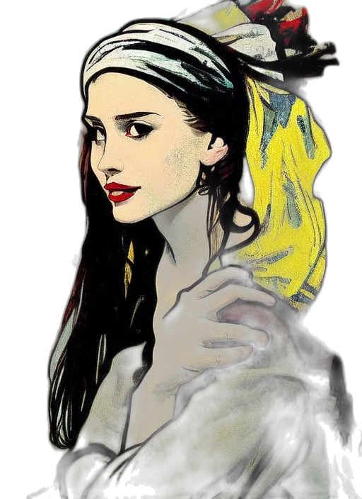 hat, crown, jewelry, comic book art transparent PNG cut-out