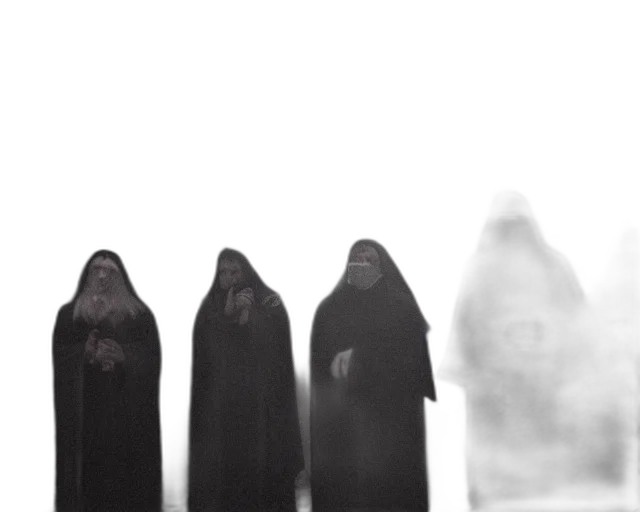 dress, mask, weapon, staff transparent PNG cut-out