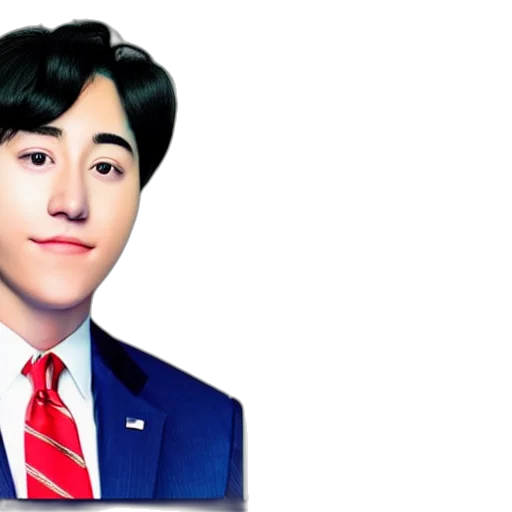 hair, face, staff, photorealistic transparent PNG cut-out
