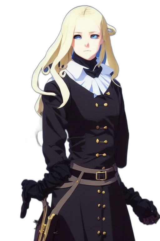 staff, jacket, dress, crown transparent PNG cut-out