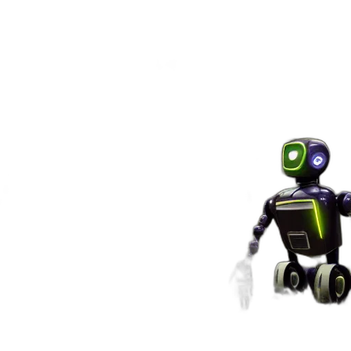robot, staff, creature, weapon transparent PNG cut-out