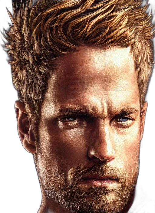 face, hair, mask, staff transparent PNG cut-out