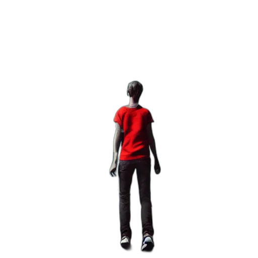 staff, jacket, robot, creature transparent PNG cut-out