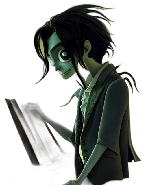 staff, face, jacket, creature transparent PNG cut-out