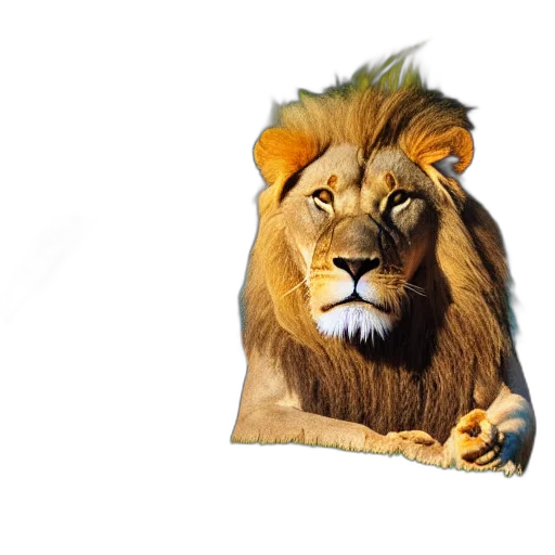 animal, crown, staff, creature transparent PNG cut-out