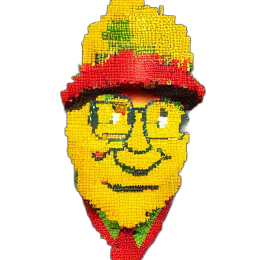 hat, staff, robot, face transparent PNG cut-out