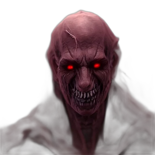face, creature, mask, staff transparent PNG cut-out