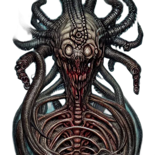 creature, mask, face, staff transparent PNG cut-out