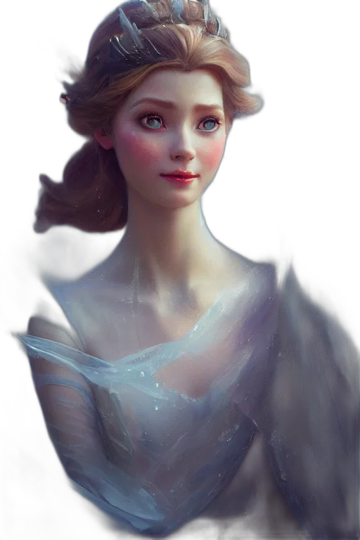 crown, dress, face, robot transparent PNG cut-out