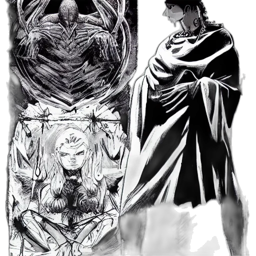 comic book art, concept art, fantasy art, anime transparent PNG cut-out