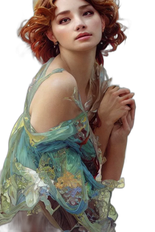 dress, jewelry, crown, face transparent PNG cut-out
