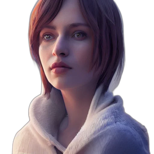 face, jacket, robot, staff transparent PNG cut-out