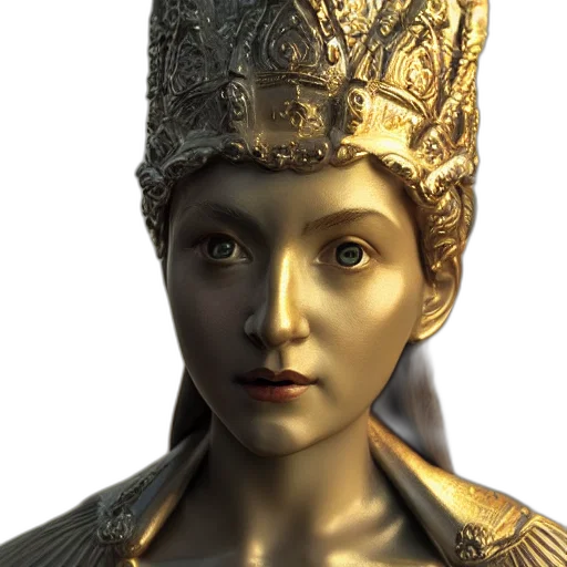 crown, face, hat, staff transparent PNG cut-out