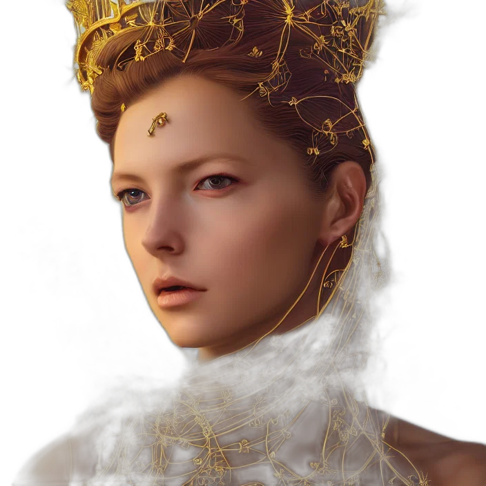 crown, jewelry, face, mask transparent PNG cut-out