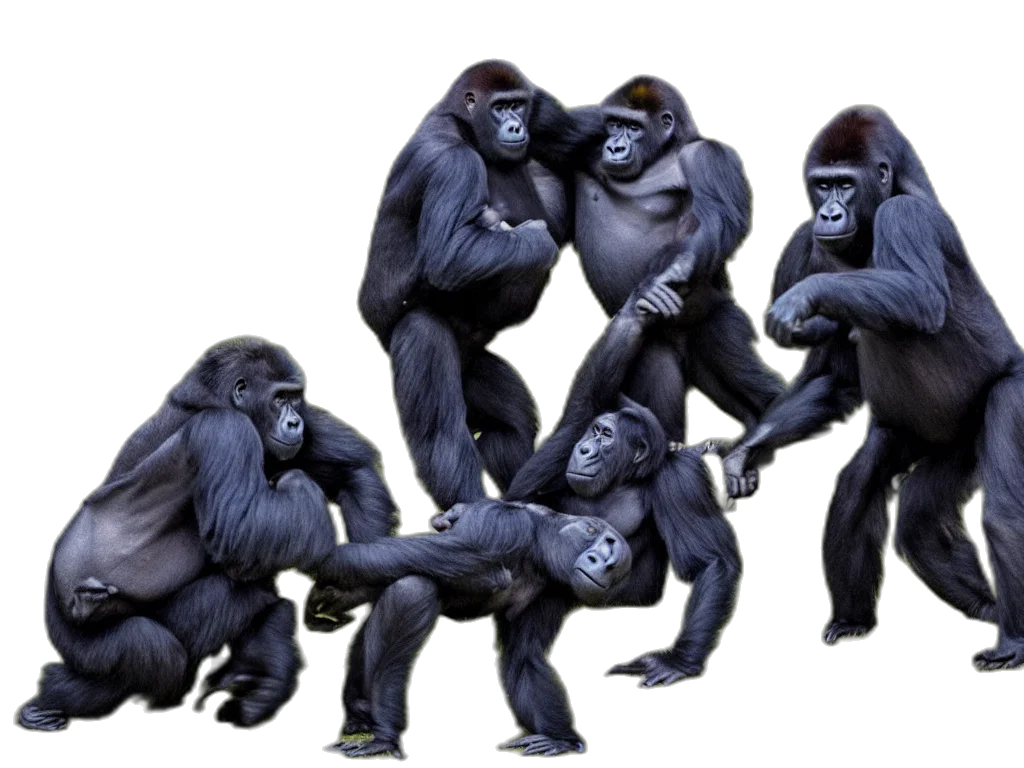 animal, concept art, photorealistic, 3d render transparent PNG cut-out