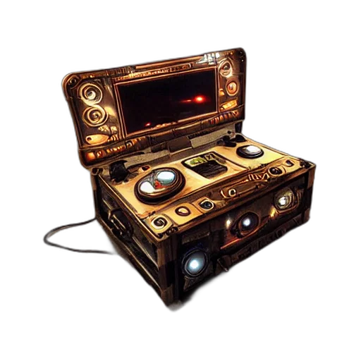 jewelry, steampunk, gaming, console transparent PNG cut-out