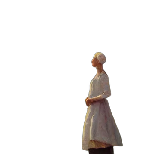 dress, staff, hat, crown transparent PNG cut-out