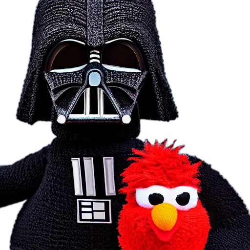 photorealistic, photograph, knitted, elmo transparent PNG cut-out