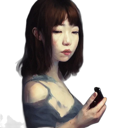 face, robot, dress, creature transparent PNG cut-out