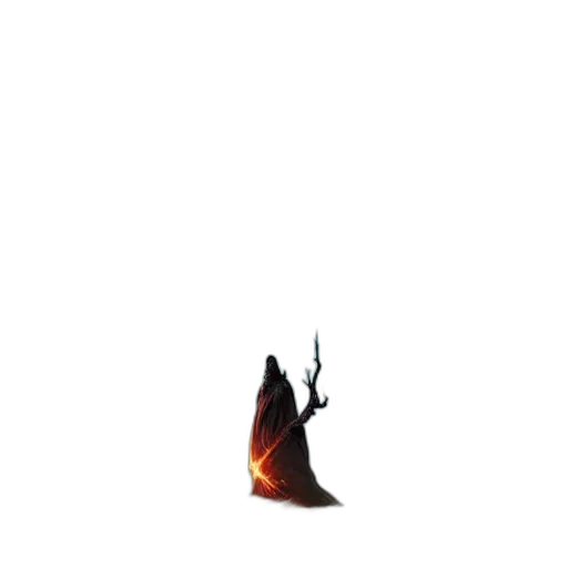 sword, dragon, staff, weapon transparent PNG cut-out