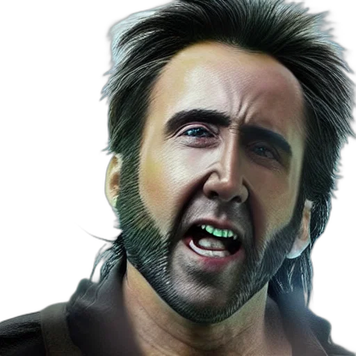 face, hair, photorealistic, comic book art transparent PNG cut-out