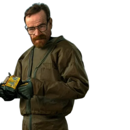 jacket, staff, weapon, robot transparent PNG cut-out