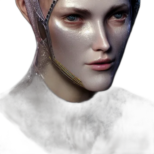 face, mask, crown, robot transparent PNG cut-out