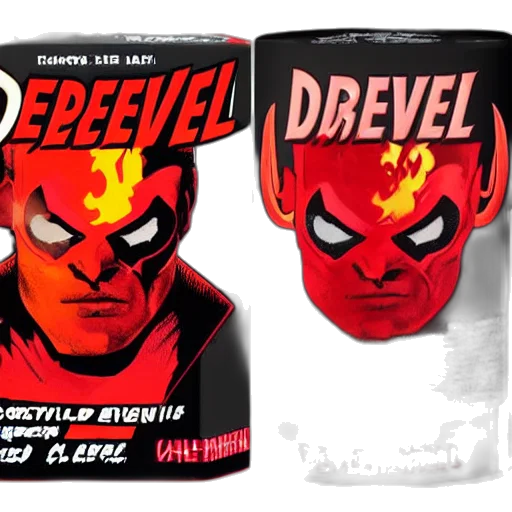 comic book art, concept art, daredevil, devil transparent PNG cut-out