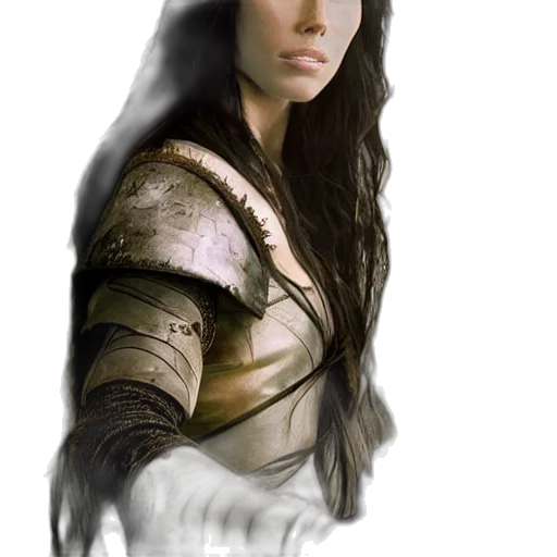 dragon, sword, hair, face transparent PNG cut-out