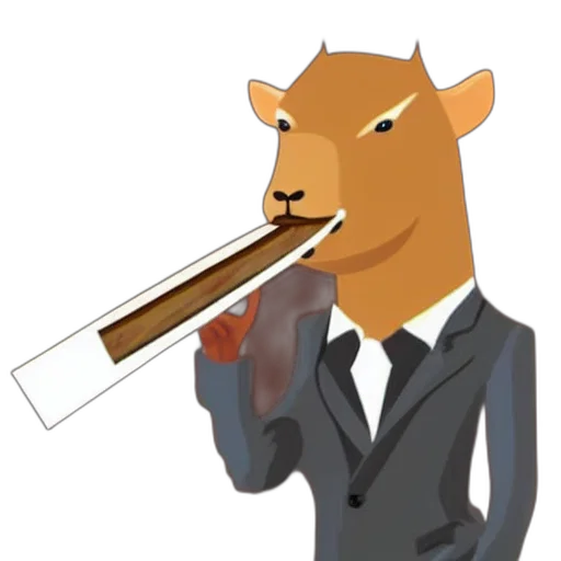 staff, animal, concept art, cartoon transparent PNG cut-out