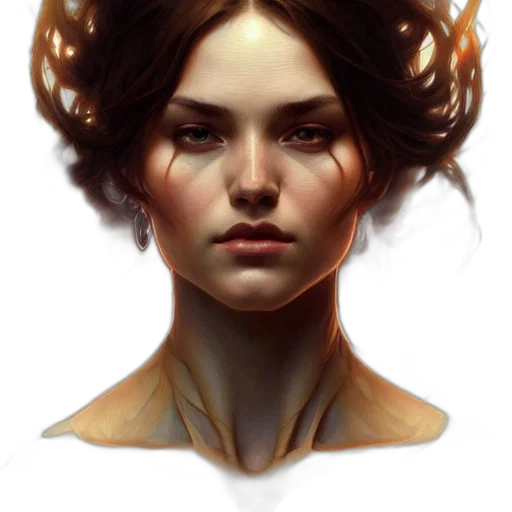 face, crown, mask, hair transparent PNG cut-out