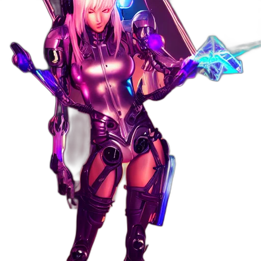 robot, weapon, staff, sword transparent PNG cut-out