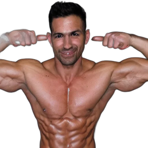 six, pack, abs, neck transparent PNG cut-out