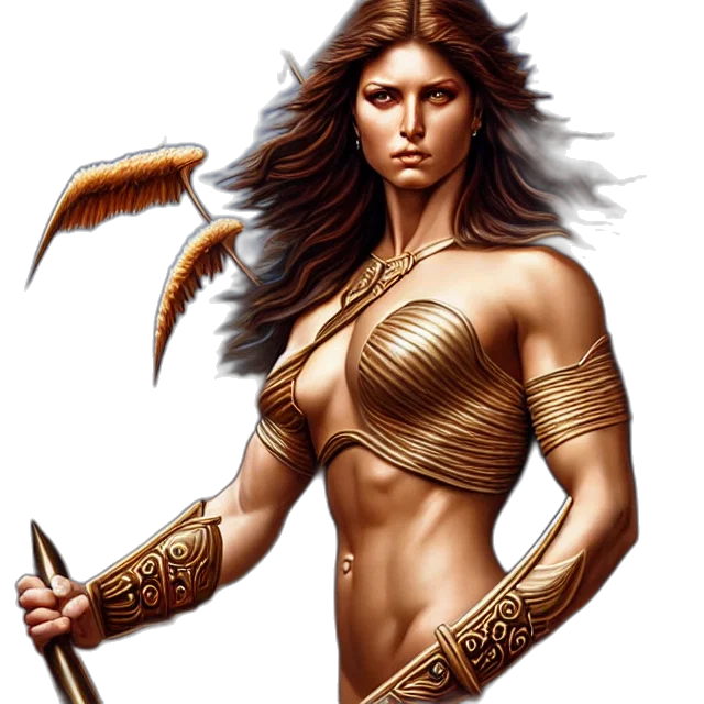sword, jewelry, staff, fantasy art transparent PNG cut-out