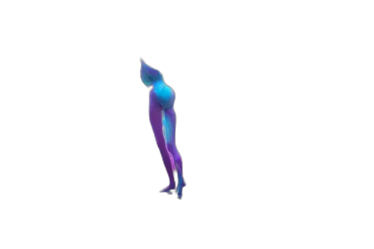creature, staff, dress, hat transparent PNG cut-out