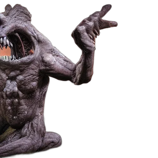 creature, dragon, animal, 3d render transparent PNG cut-out