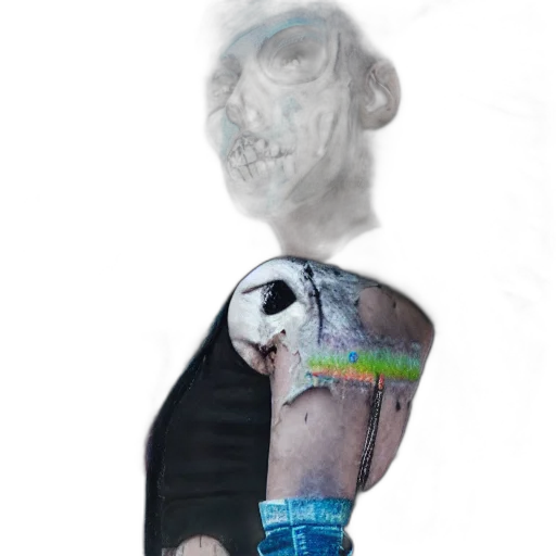 mask, robot, face, creature transparent PNG cut-out