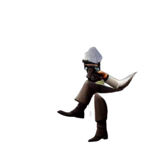 staff, weapon, hat, robot transparent PNG cut-out