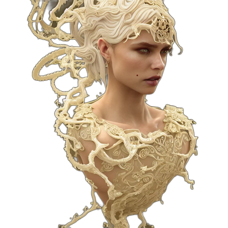 hair, crown, jewelry, dress transparent PNG cut-out
