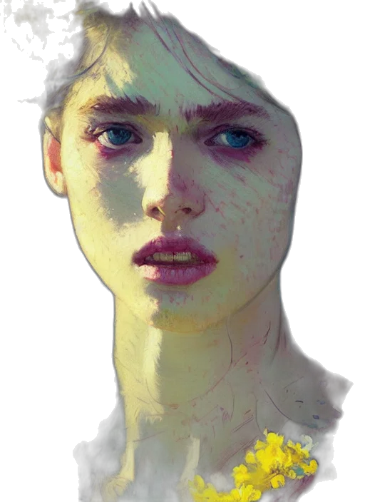 face, mask, creature, robot transparent PNG cut-out