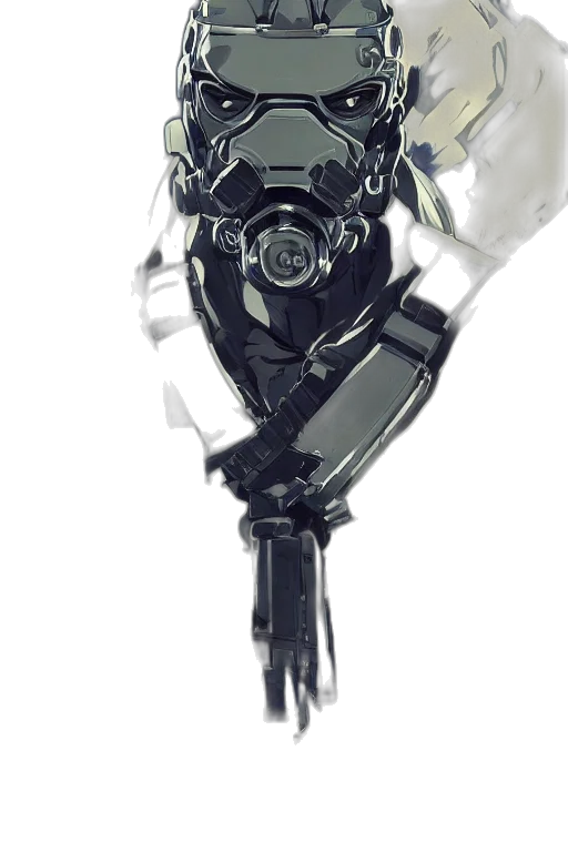 robot, jewelry, mask, weapon transparent PNG cut-out