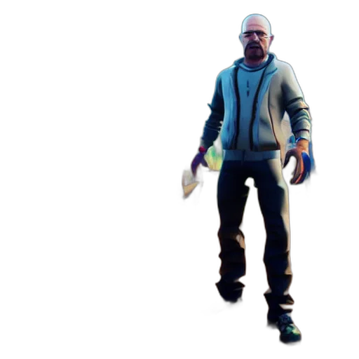 jacket, weapon, staff, creature transparent PNG cut-out