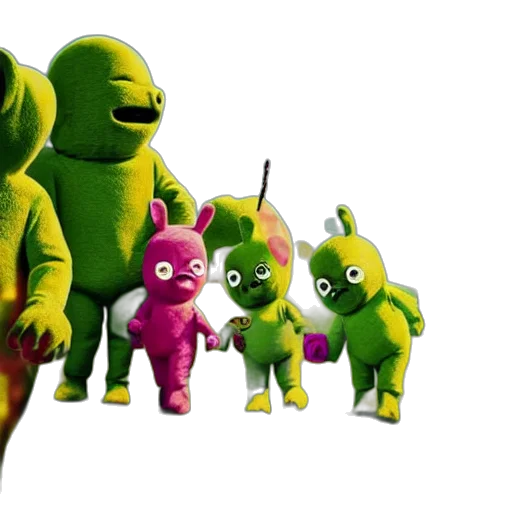 concept art, 3d render, neon, green transparent PNG cut-out