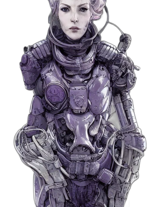 robot, face, weapon, concept art transparent PNG cut-out